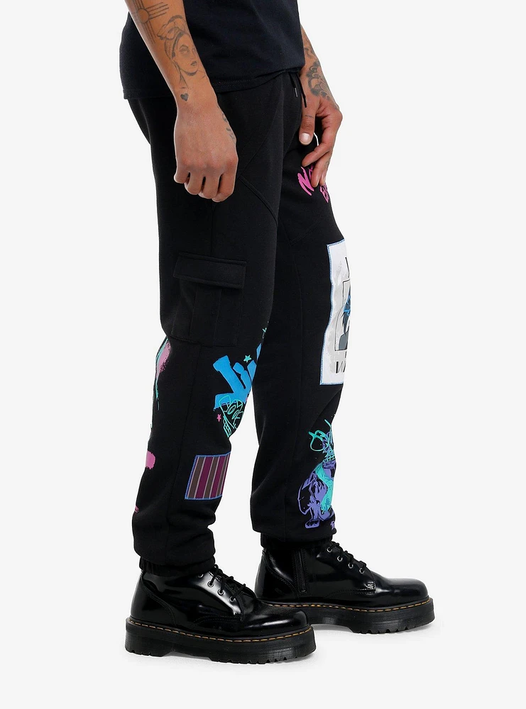 Arcane Jinx Graffiti Jogger Sweatpants