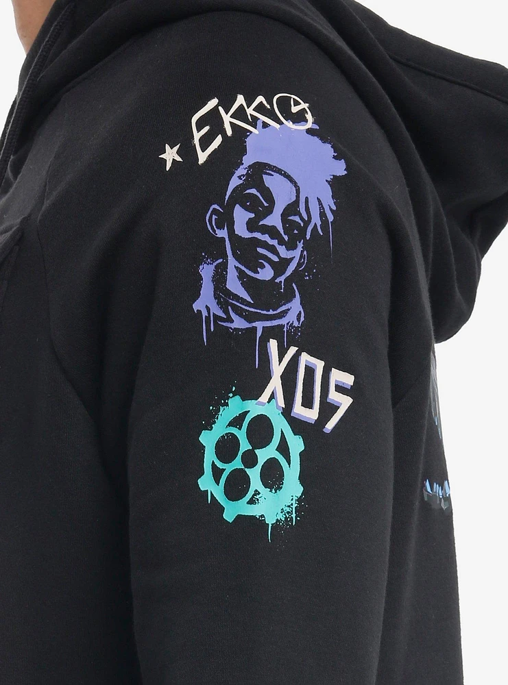 Arcane Jinx Graffiti Hoodie