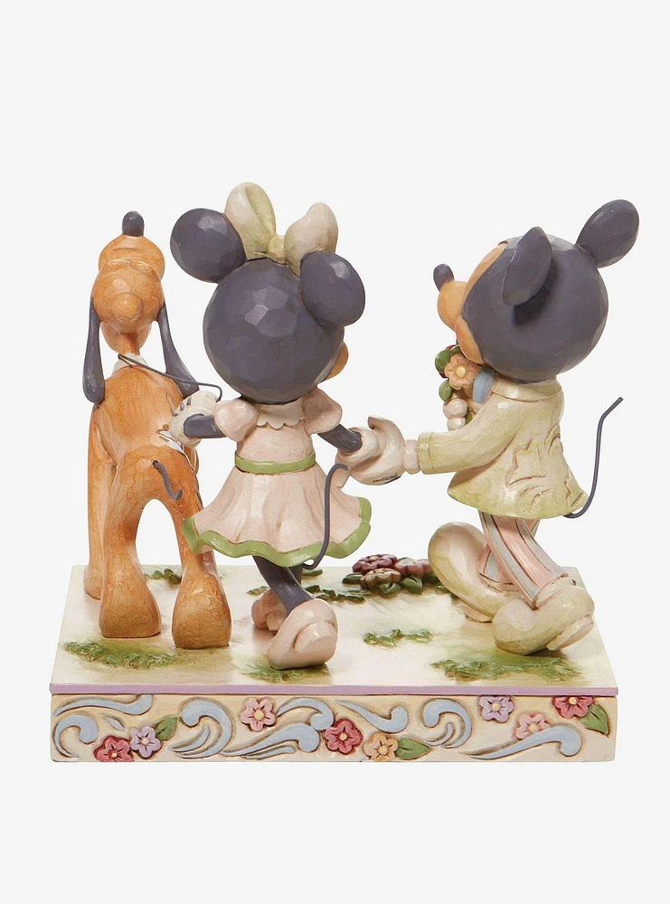 Disney Mickey & Minnie White Woodland Figure