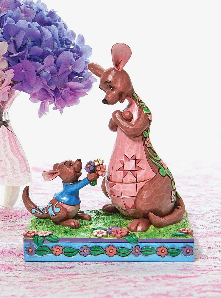 Disney Winnie The Pooh Roo Giving Kanga Flowers Figure