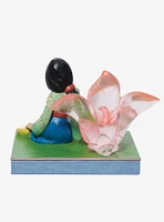 Disney Mulan Clear Resin Cherry Blossom Figure