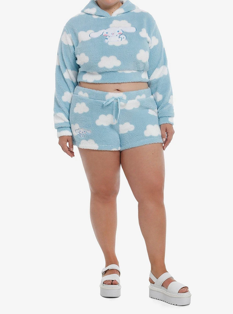 Cinnamoroll Cloud Fuzzy Girls Lounge Set Plus