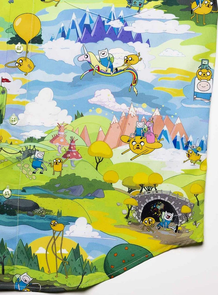 RSVLTS Adventure Time "Come Along with Me" Button-Up Shirt