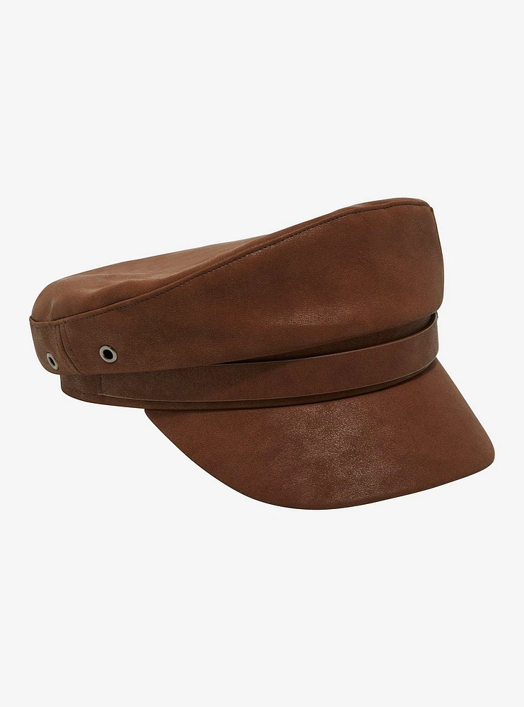 Brown Western Cabbie Hat