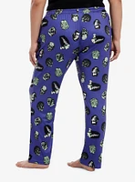 Universal Monsters Faces Pajama Pants Plus