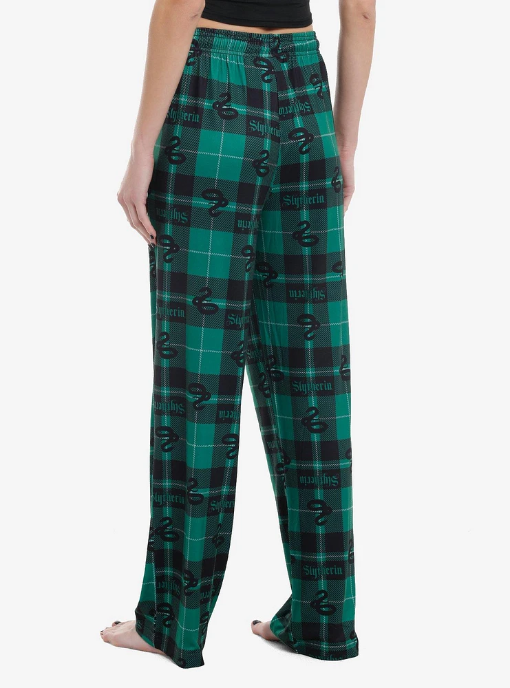 Harry Potter Slytherin Plaid Pajama Pants