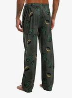 The Lord Of Rings Leaf & Ring Pajama Pants