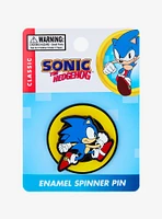 Sonic the Hedgehog Spinning Enamel Pin