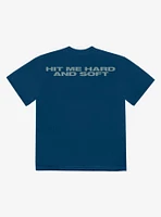 Billie Eilish Hit Me Hard And Soft Blue Two-Sided T-Shirt Hot Topic Exclusive