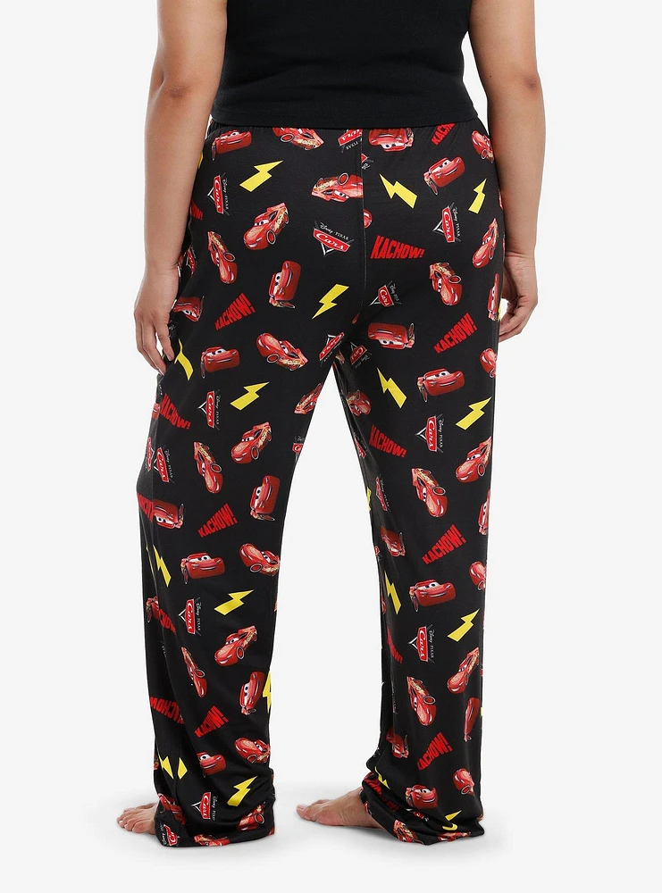 Disney Pixar Cars Lightning McQueen Pajama Pants Plus