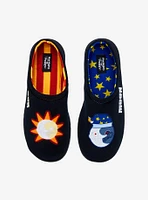 Five Nights At Freddy's Sun & Moon Mismatch Slippers Hot Topic Exclusive