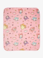 Sanrio Hello Kitty and Friends Slumber Party Double-Sided Fleece Throw — BoxLunch Exclusive