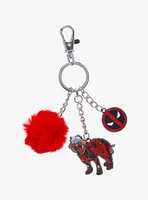 Marvel Deadpool & Wolverine Dogpool Multi-Charm Keychain - BoxLunch Exclusive