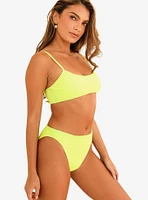 Dippin' Daisy's Brink Scoop Neck Swim Top Neon Yellow