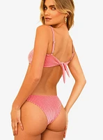 Dippin' Daisy's Corsica Bandeau Swim Top Pink Aura