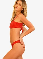 Dippin' Daisy's Corsica Bandeau Swim Top Wild Cherry