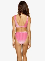 Dippin' Daisy's Ultra High Waisted Cheeky Swim Bottom Pink Aura