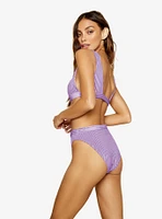 Dippin' Daisy's Ultra High Waisted Cheeky Swim Bottom Ultraviolet