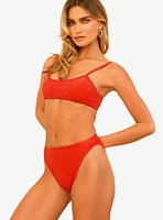 Dippin' Daisy's Brink Scoop Neck Swim Top Wild Cherry