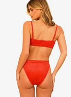 Dippin' Daisy's Brink Scoop Neck Swim Top Wild Cherry