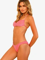 Dippin' Daisy's Christina Tie Bandeau Swim Top Neon