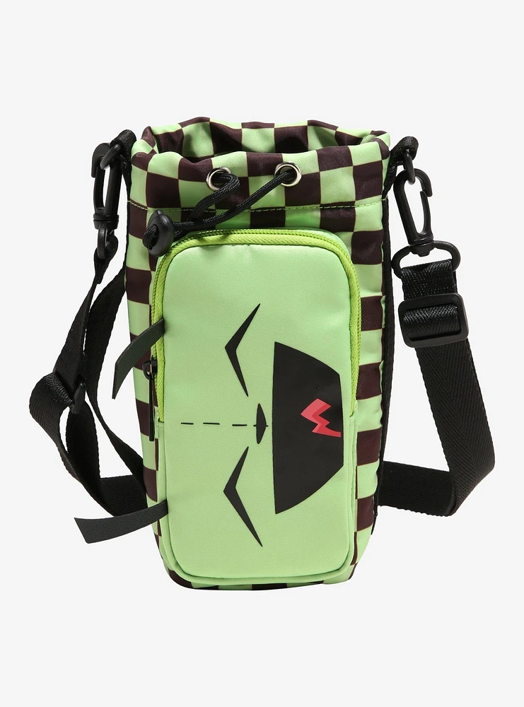 Invader Zim GIR Face Water Bottle Sling