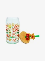 Hello Kitty And Friends Gingerbread Glass Cup