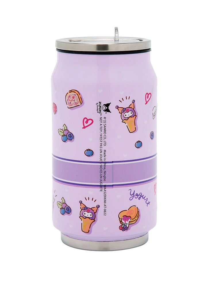 Kuromi Favorite Foods Soda Can Water Bottle