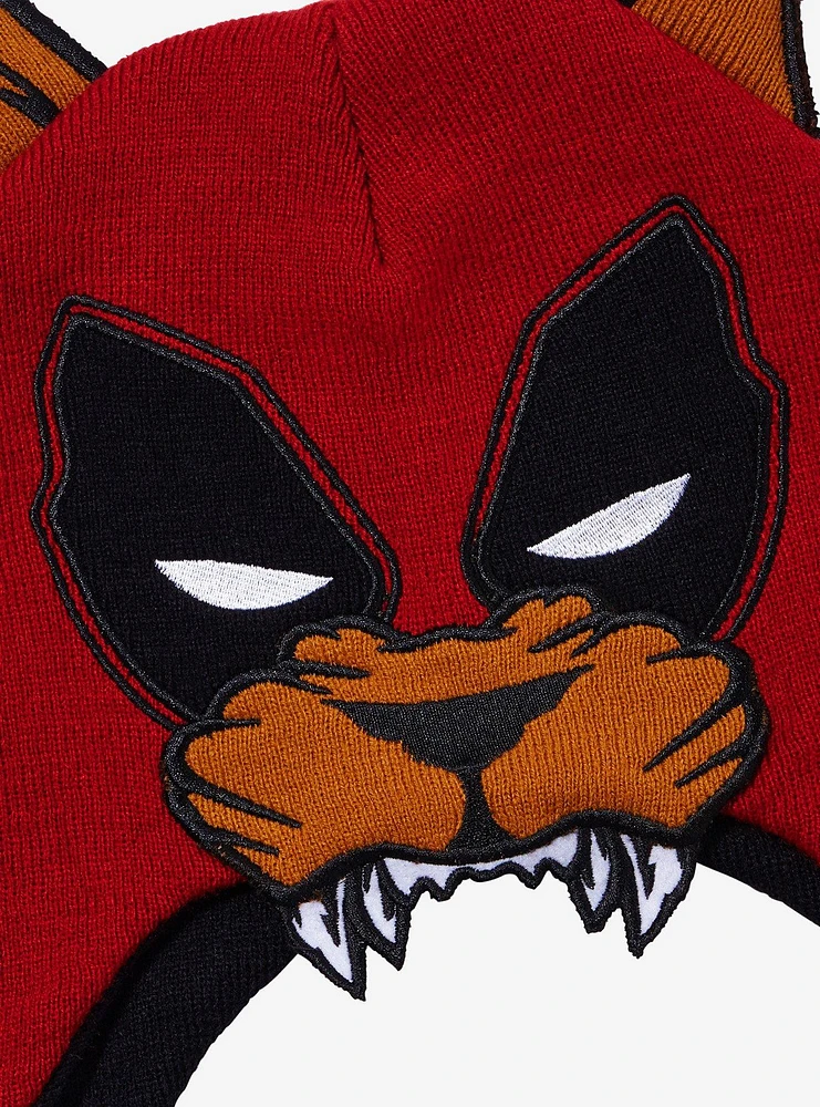 Marvel Deadpool Dogpool Tassel Beanie