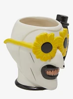 Terrifier Art The Clown Flower Sunglasses Figural Mug