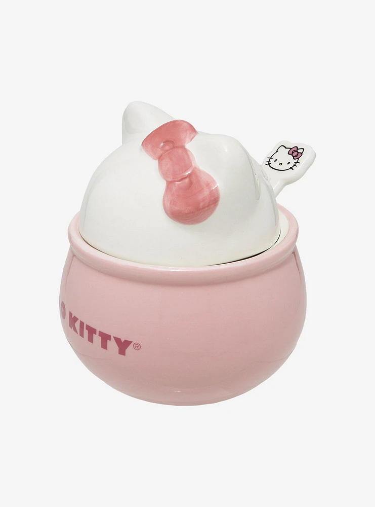 Hello Kitty Figural Bowl With Spoon