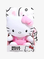 Hello Kitty Pink Plush & Throw Blanket Set