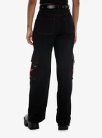 Red Star Grommet Cargo Pants