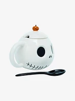 The Nightmare Before Christmas Jack Skellington Head Lidded Mug With Spoon