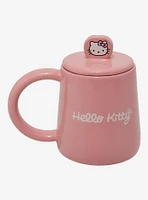 Hello Kitty Apple Mug With Lid