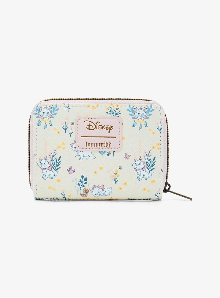 Loungefly Disney The Aristocats Marie & Flowers Mini Zipper Wallet