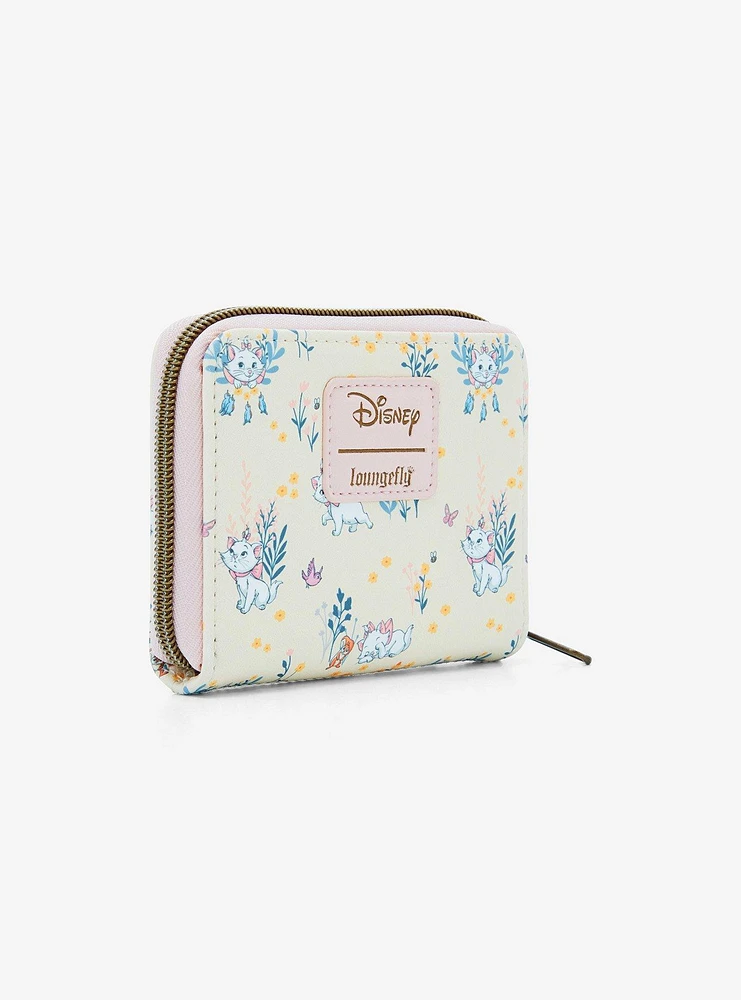 Loungefly Disney The Aristocats Marie & Flowers Mini Zipper Wallet