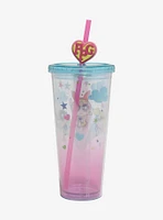 The Powerpuff Girls Pink Ombré Acrylic Travel Cup