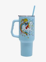 Rainbow Brite Blue Stainless Steel Travel Cup