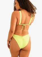 Dippin' Daisy's Descanso Tie Triangle Swim Top Green Tea