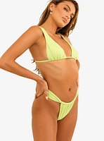 Dippin' Daisy's Descanso Tie Triangle Swim Top Green Tea