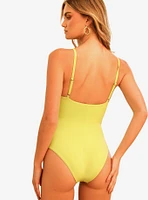 Dippin' Daisy's Bliss Moderate Coverage Swim One Piece Green Tea