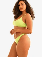 Dippin' Daisy's Redondo Adjustable Strap Swim Top Green Tea