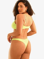 Dippin' Daisy's Redondo Adjustable Strap Swim Top Green Tea