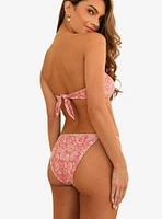 Dippin' Daisy's Bridget Bandeau Swim Top Pink Paisley