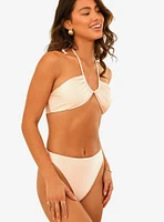 Dippin' Daisy's Amalfi String Tie Bandeau Swim Top Ballet Slipper