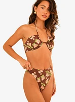 Dippin' Daisy's Amalfi String Tie Bandeau Swim Top Rosebud