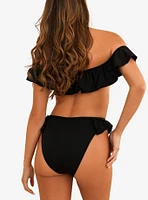 Dippin' Daisy's Poppi High Waisted Cheeky Swim Bottom Black