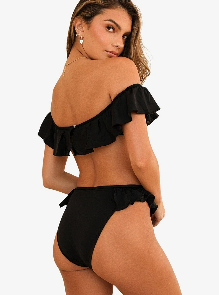 Dippin' Daisy's Kate Off Shoulder Underwire Swim Top Black