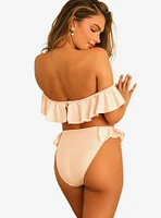 Dippin' Daisy's Kate Off Shoulder Underwire Swim Top Ballet Slipper